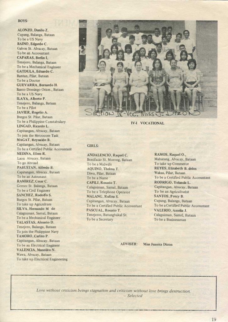Section 1 Vocational

