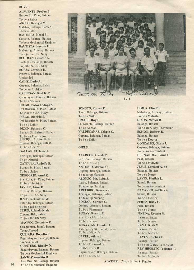 Section 4 List
